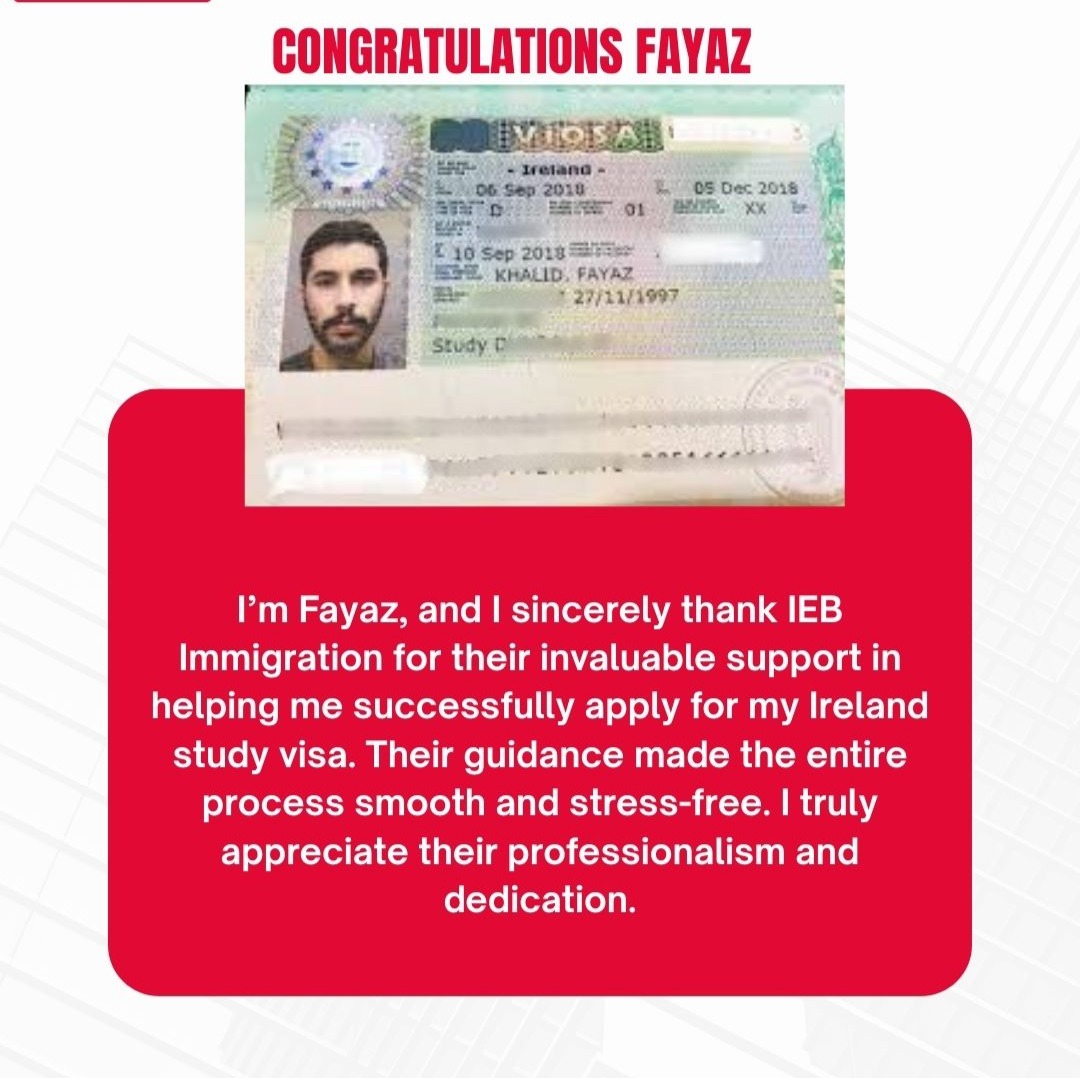 INSTA IRELAND VISA FAYAZ
